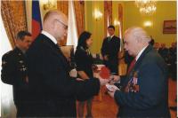 Josef Andres obdržel medaili