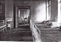 Bedroom of the orphanage in Horní Počernice