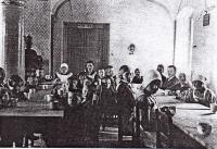 Dining room of the orphanage in Horní Počernice
