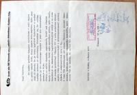 Letter from ROH, 1977