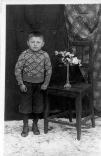 Six years old Miloslav Vlk, 1938