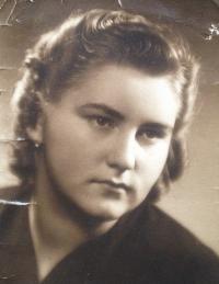 Marie Žatecká as a young woman