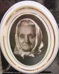 Terezie Zatloukalová, která  žila na samotě Urlich až do své smrti v roce 1962