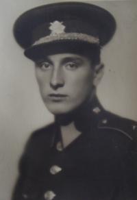 Otakar Frankeneberger as a solder in 1937