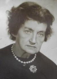 Portrait of the mother Johanna Hoftichová