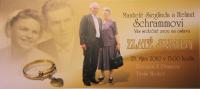 Notice of the golden wedding of the spouses Schramme