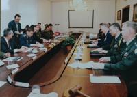Meeting with US military delegation before joining NATO