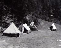 The camp in Povinný in Slovakia