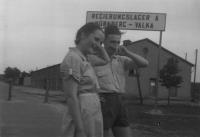 our wedding photograph in the camp Valka, Nurnberg, May 1950