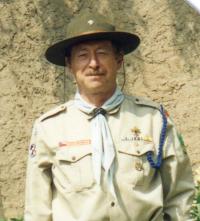Jaroslav Šíma-Kaa in scouting uniform