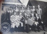 Army draft in Horní Bobrová in 1947