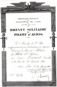 Entry into the French army-Zeinert