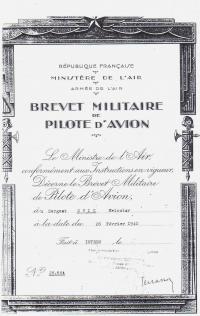 Entry into the French army-Švic