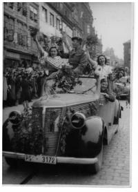 Americans in Pilsen at the end of WWII