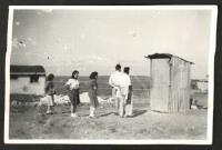Kibbutz Gezer at the time of founding - toilets