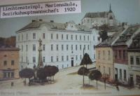 Upper Square in Šternberk in 1920