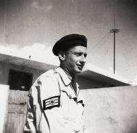 Avraham Harshalom, Israeli army, 1949