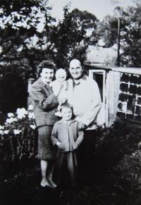 Gertruda Polčáková with her family