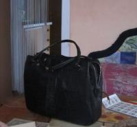 Jedině tuto tašku s věcmi si ze svého majetku  mohla vzít rodina při odsunu Němců v roce  1946