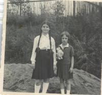 Doris Grozdanovičová during her childhood