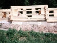 Building the Boy Scout lodge in Jičín