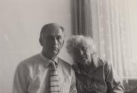 Miloš Lokajíček with his wife, 1980s