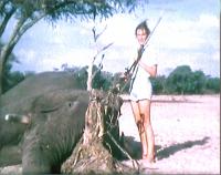 Miluna Vavrdová in Africa, 1971