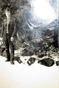 Lazarus Filipu during the civil war in the Greek mountains