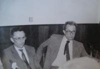 Karel Beránek on the left