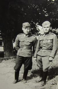 Photograph of grandfather Karol Tomaniec in the Wehrmacht