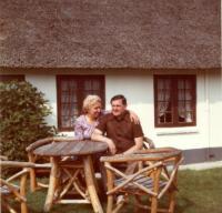 Vacation with her husband Jarosla Škorna