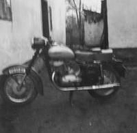 Jehlik's Jawa 250 motorcycle in Silesia