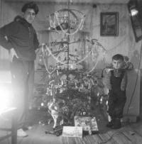 Christmas Eve in Horní Fořt, 1956