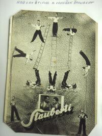 Poster on a show of the Štauberti Circus 
