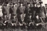 Military school - 2nd year 1960 - Mr. Plšek 3rd from the right in the top row