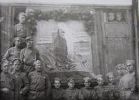 Her father in the legions in Russia
