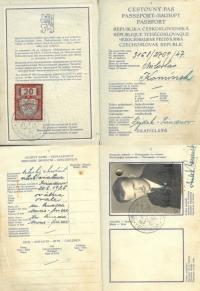Československý pas, rok 1947