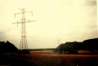 Transmission towers on the Austrian boarder that Robert Ospald used for his escape