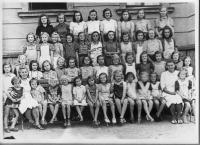 1944 - girls from the Radlice school