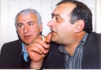 Razmik Zohrabyan with former Prime Minister of the Republic of Armenia Andranik Margarian