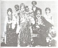 Jahangir Agha with his family 