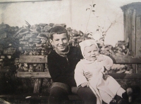 With his cousin František who emigrated to JAR after the war. 