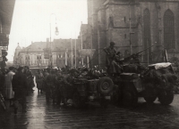 16th Armored Division US Army, Plzeň square