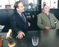 From the left side Petr Broch (probably) and Ondrej Hiadlovský