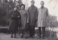 Jiří Jeřábek with his relatives