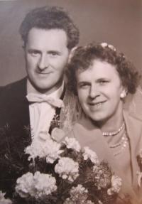 Wedding photo of Alois and Marie Čočkovi