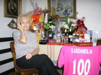 Ludmila Chytilová při svých stých narozeninách