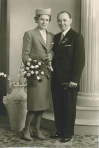 The wedding of Ludmila and Bedřich Chytil