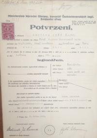 WW1 soldier certificate