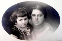 Anna with her mother